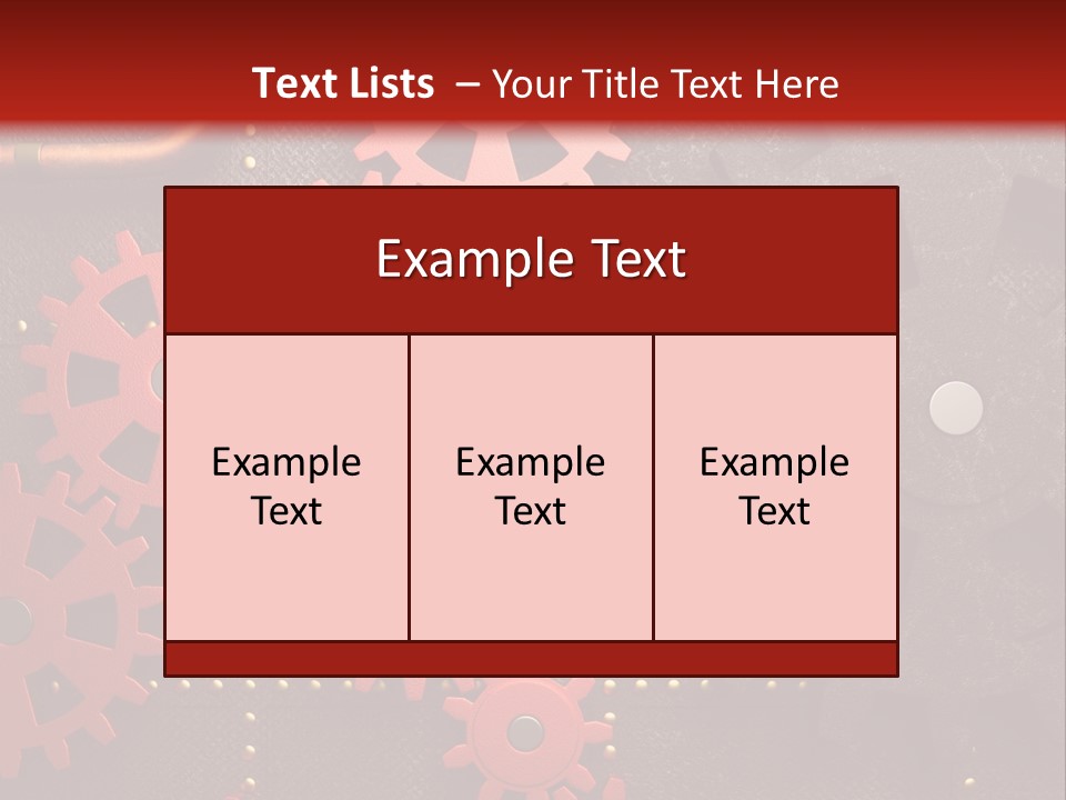 Gear Engine Technical PowerPoint Template