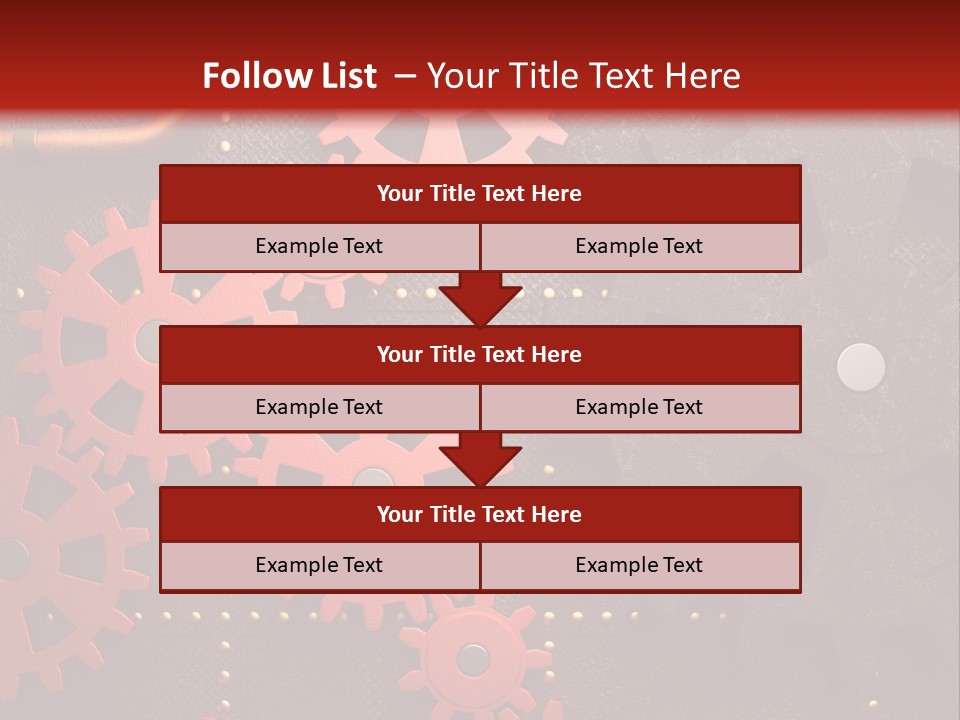 Gear Engine Technical PowerPoint Template