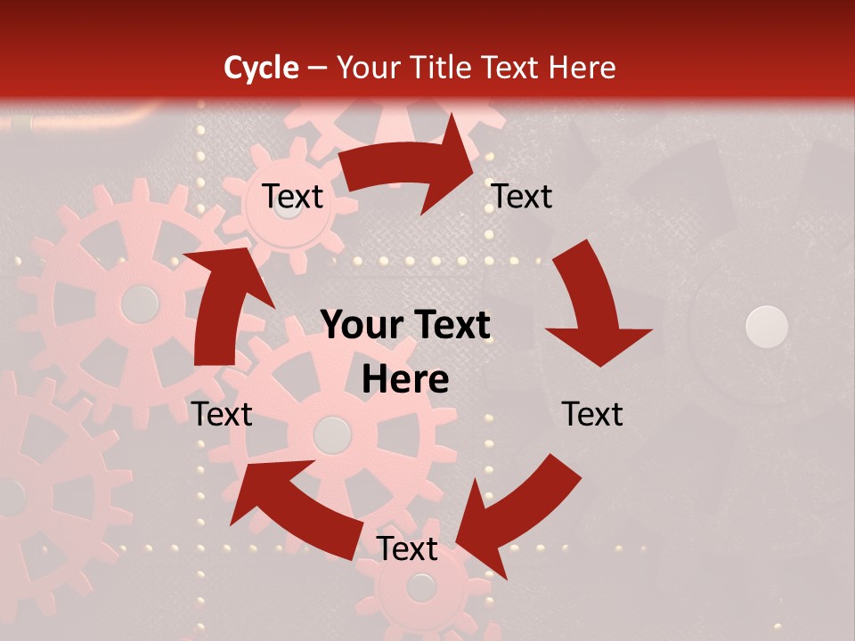 Gear Engine Technical PowerPoint Template