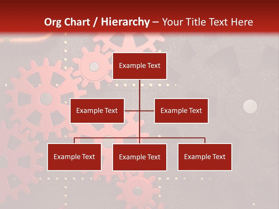 Gear Engine Technical PowerPoint Template