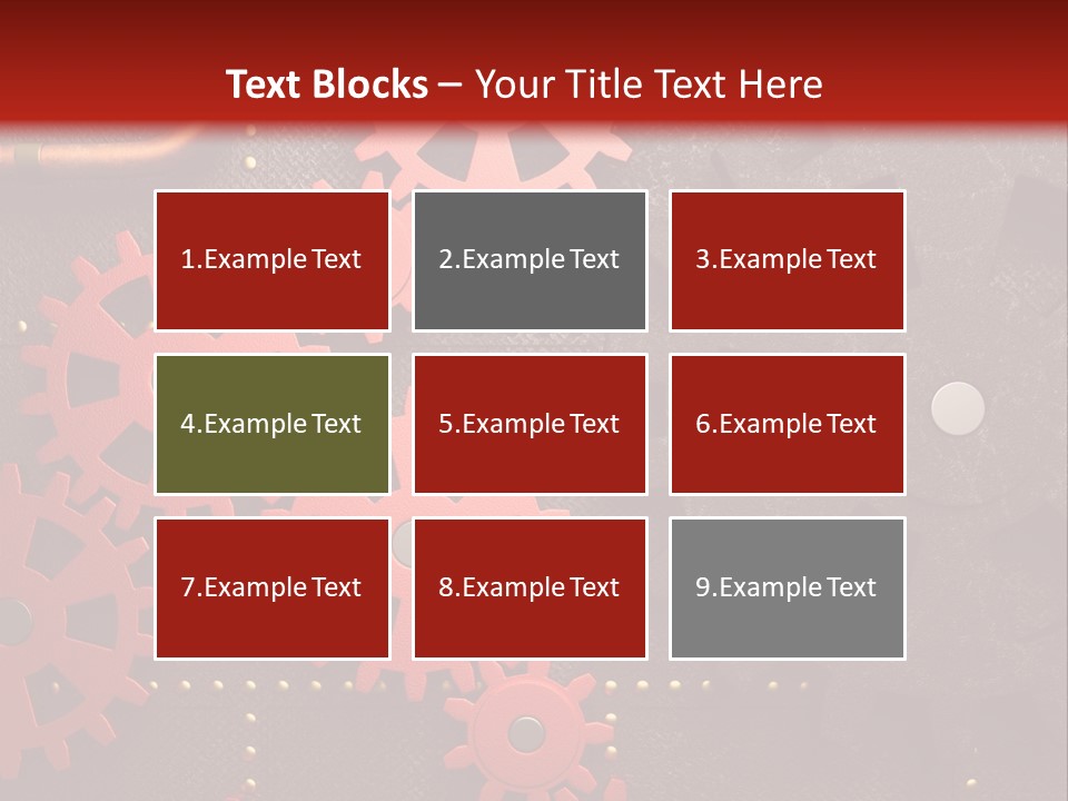 Gear Engine Technical PowerPoint Template