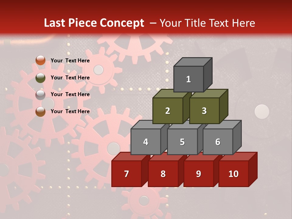 Gear Engine Technical PowerPoint Template