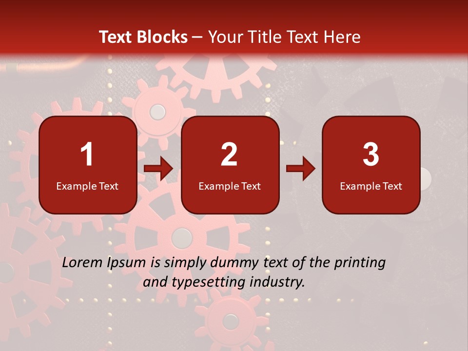 Gear Engine Technical PowerPoint Template