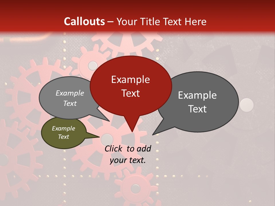 Gear Engine Technical PowerPoint Template