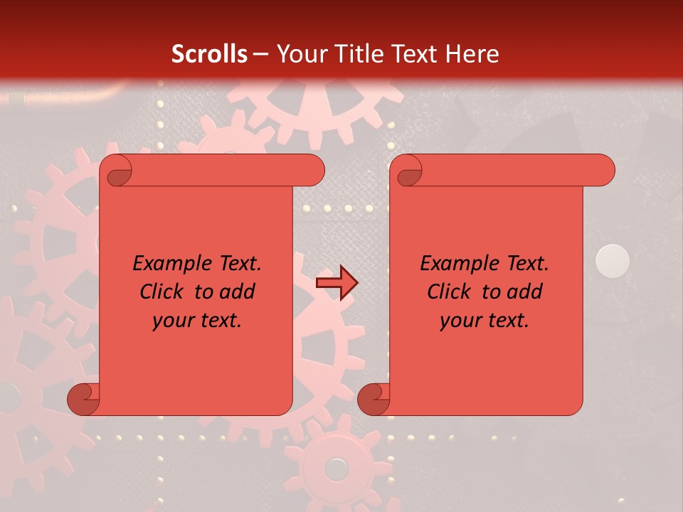 Gear Engine Technical PowerPoint Template
