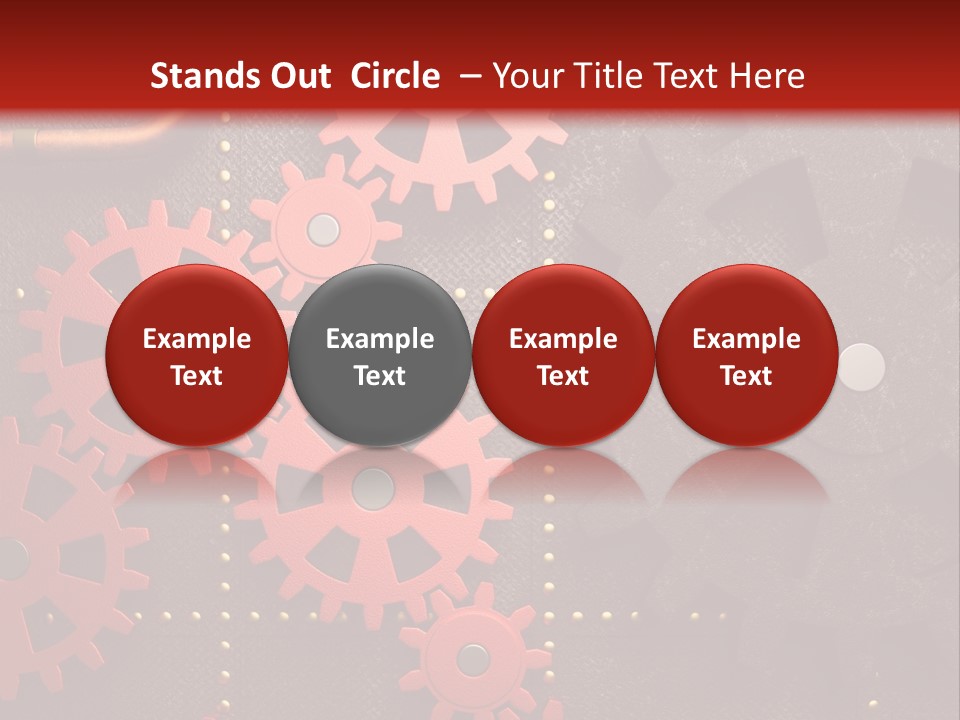Gear Engine Technical PowerPoint Template