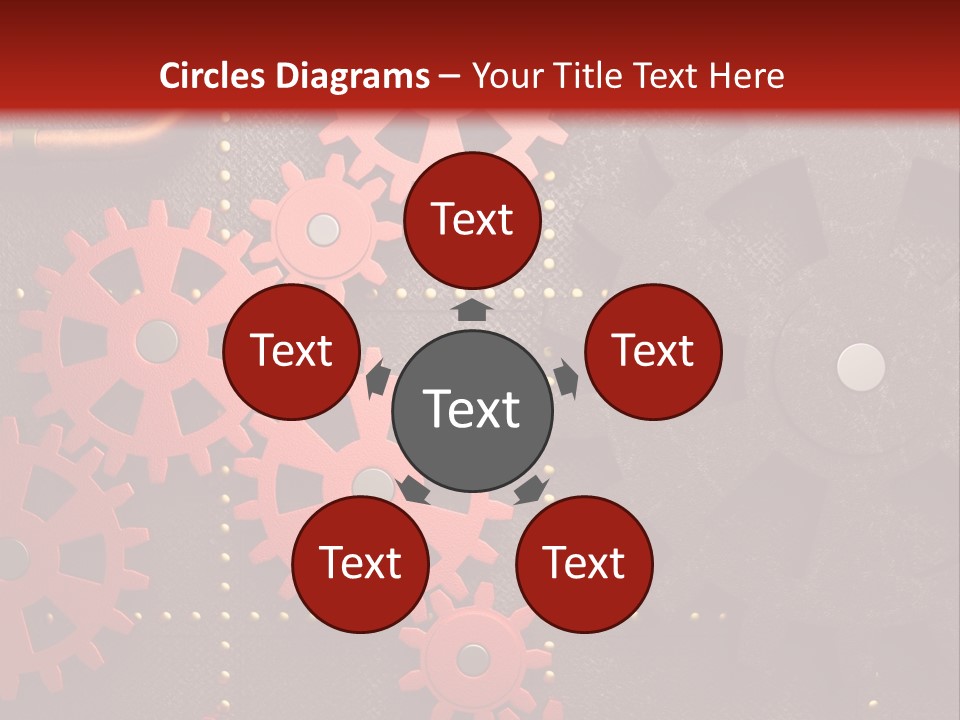 Gear Engine Technical PowerPoint Template