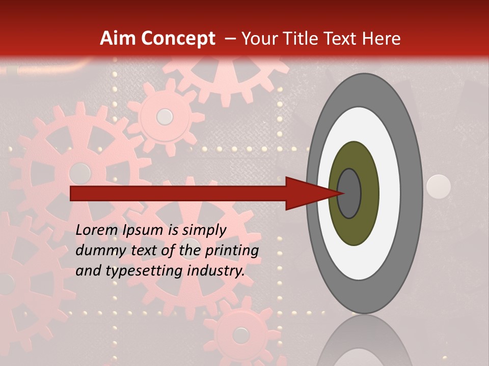 Gear Engine Technical PowerPoint Template