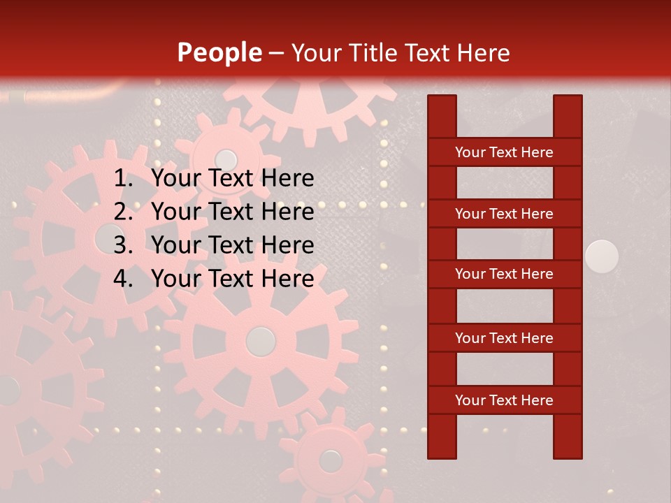 Gear Engine Technical PowerPoint Template