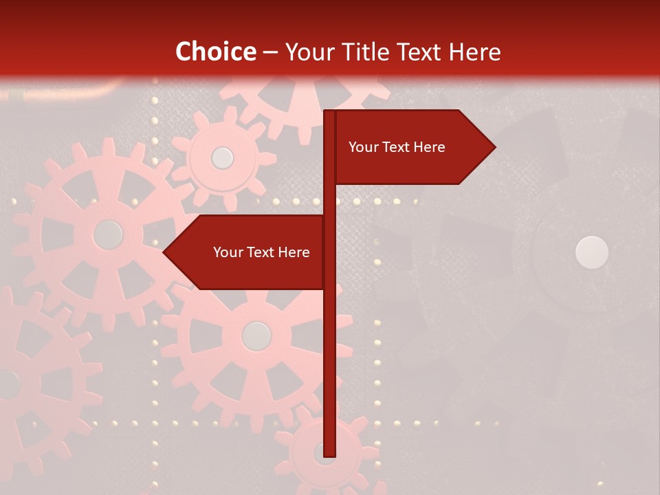 Gear Engine Technical PowerPoint Template