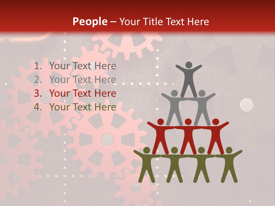 Gear Engine Technical PowerPoint Template