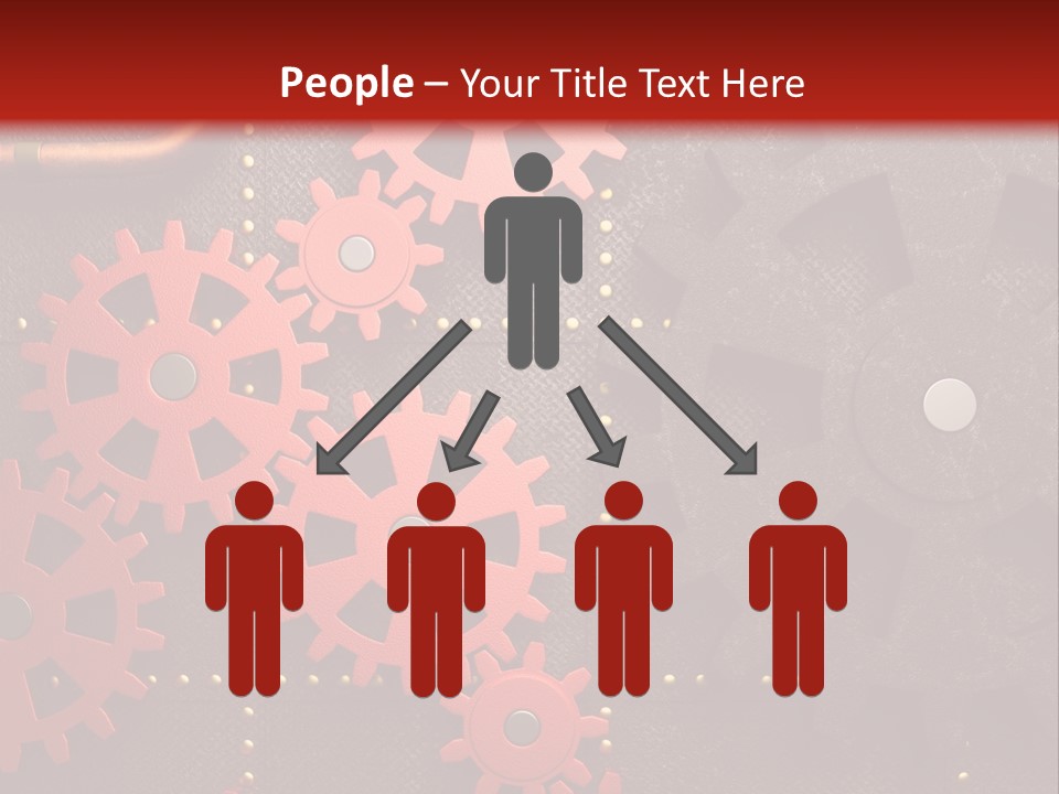 Gear Engine Technical PowerPoint Template