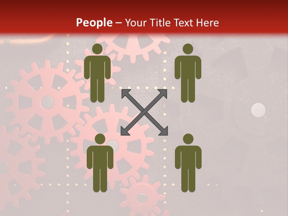 Gear Engine Technical PowerPoint Template