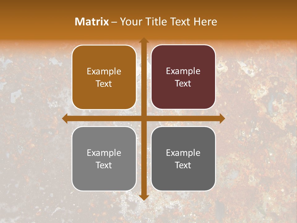 Rough Rust Corrosion PowerPoint Template