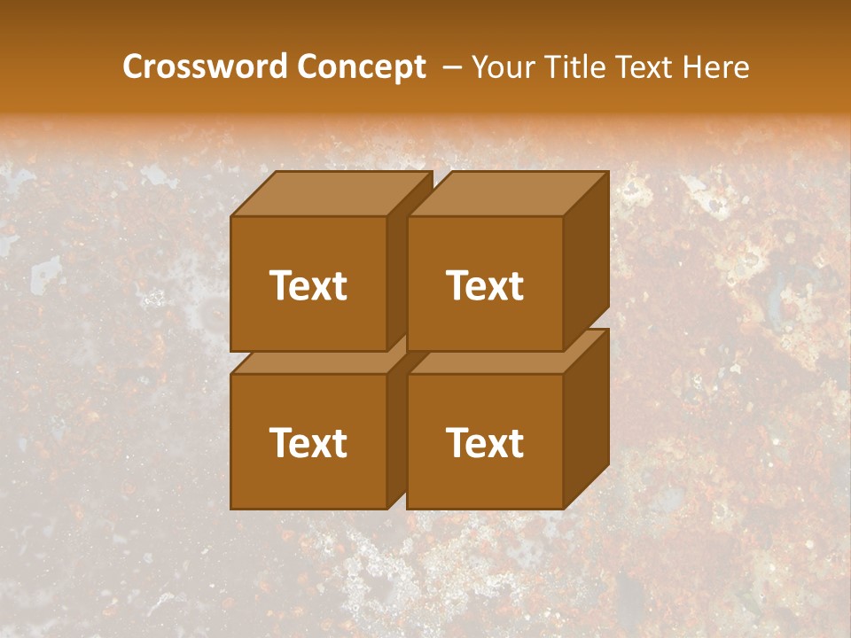 Rough Rust Corrosion PowerPoint Template