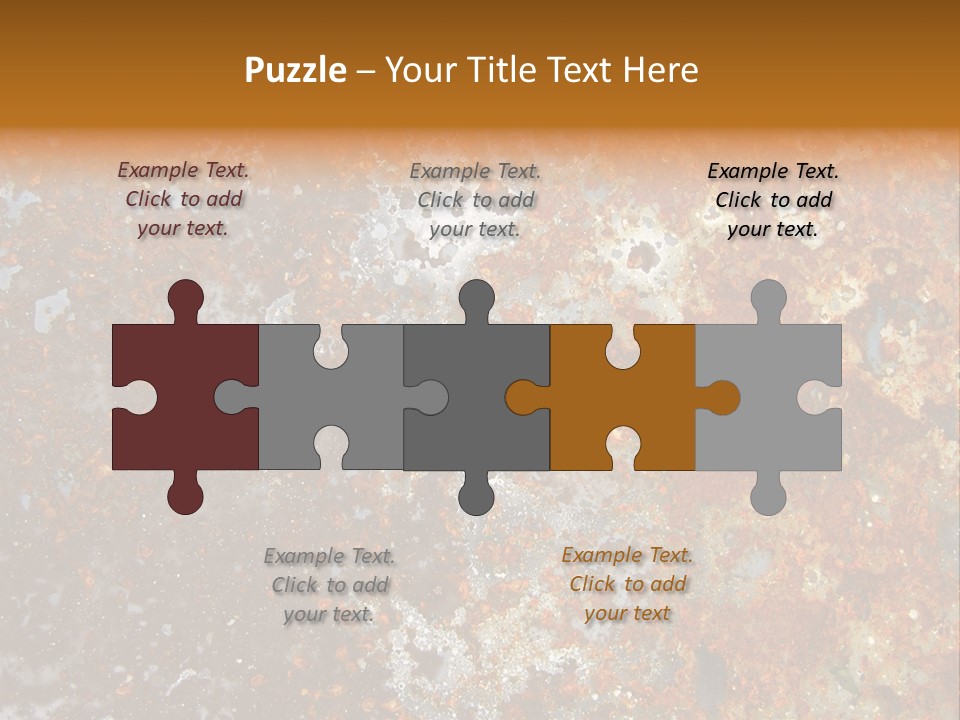 Rough Rust Corrosion PowerPoint Template