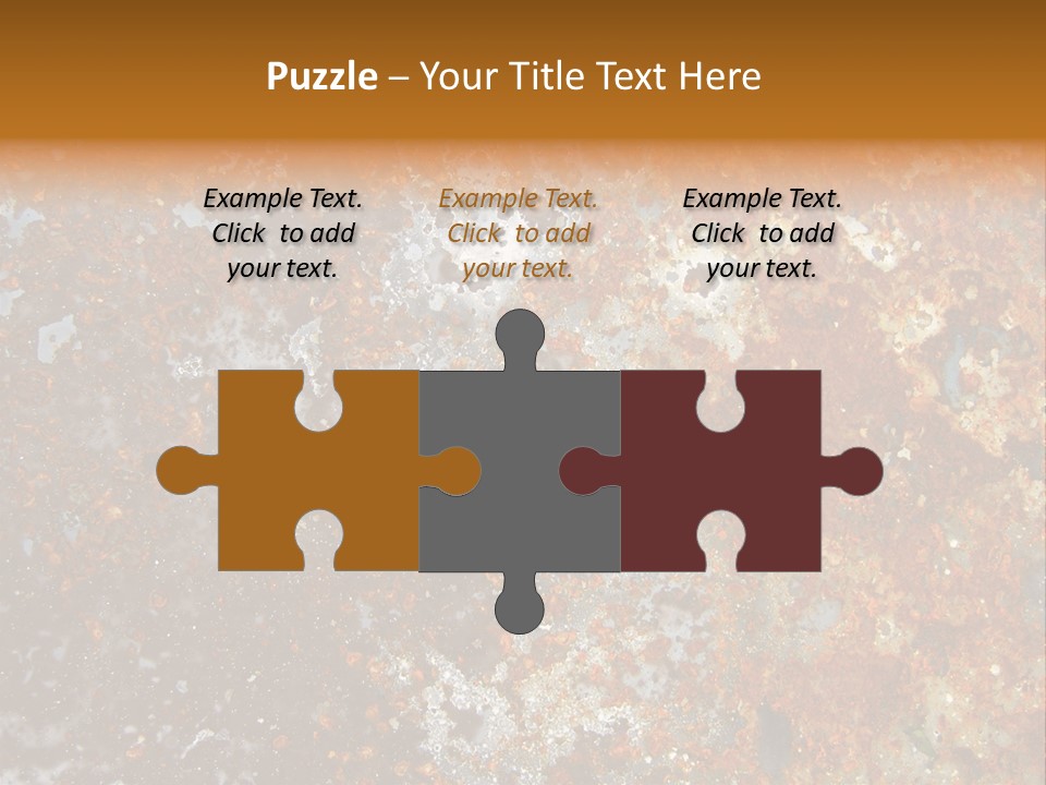 Rough Rust Corrosion PowerPoint Template