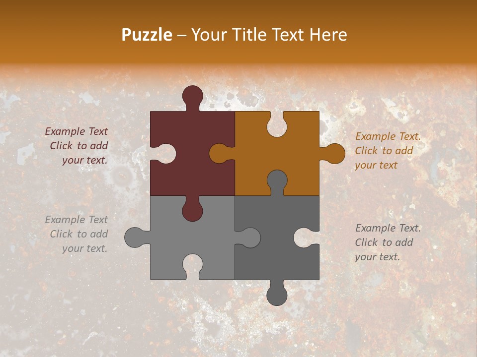 Rough Rust Corrosion PowerPoint Template