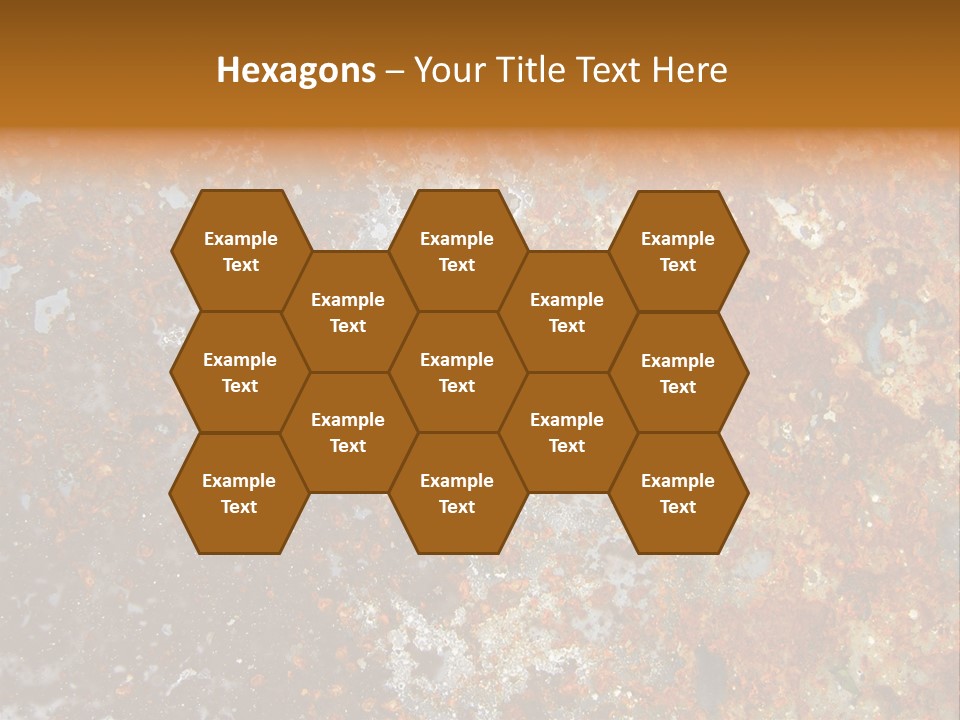 Rough Rust Corrosion PowerPoint Template