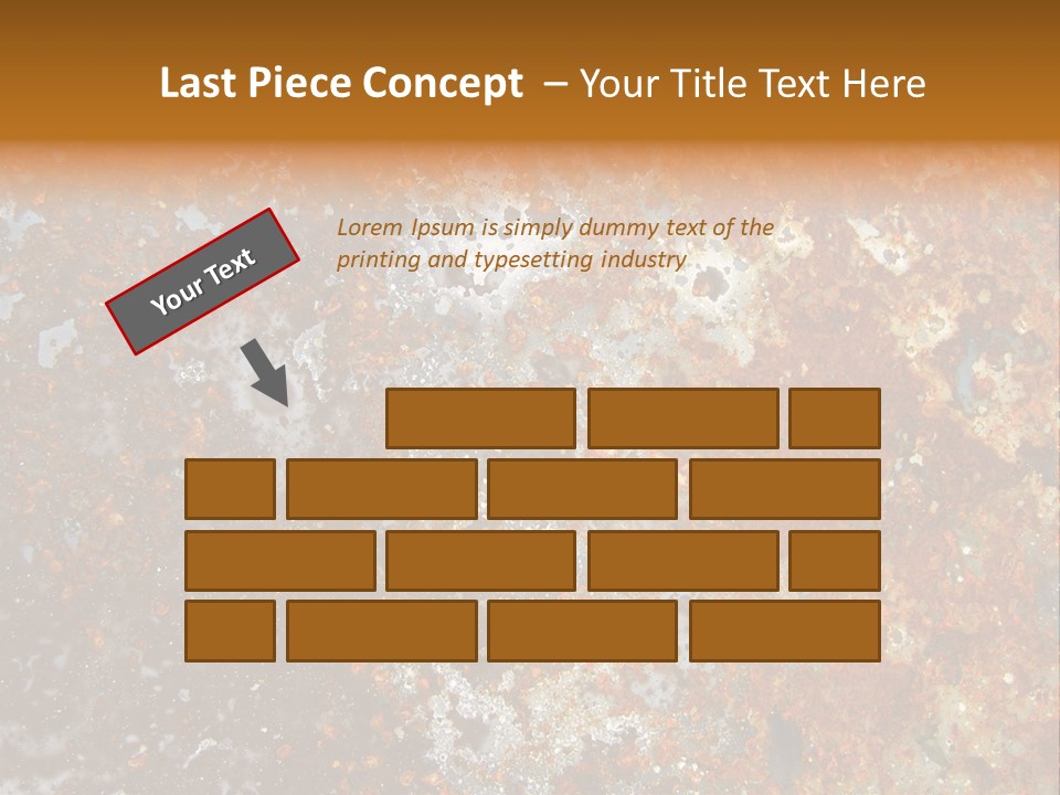 Rough Rust Corrosion PowerPoint Template