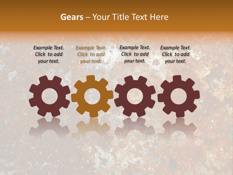 Rough Rust Corrosion PowerPoint Template