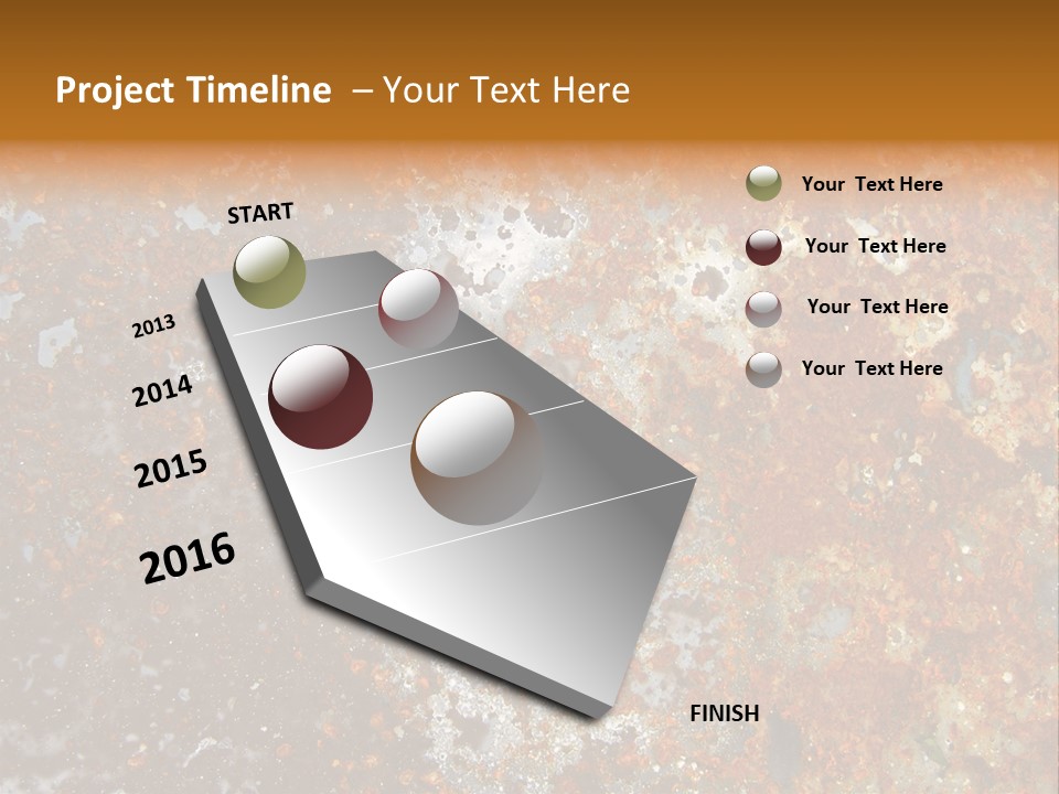 Rough Rust Corrosion PowerPoint Template