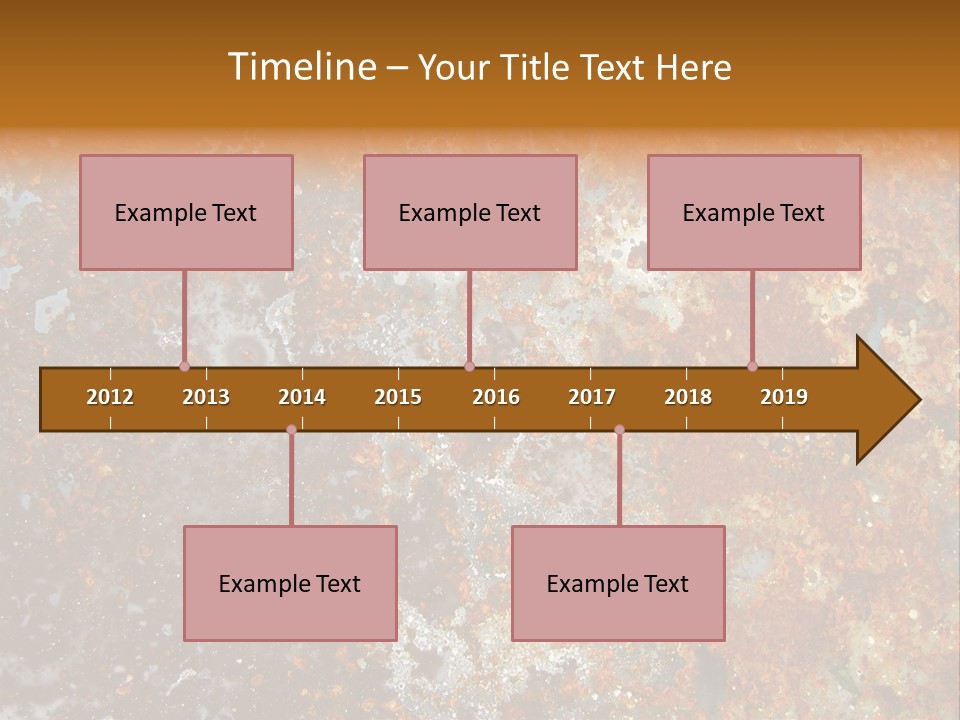 Rough Rust Corrosion PowerPoint Template