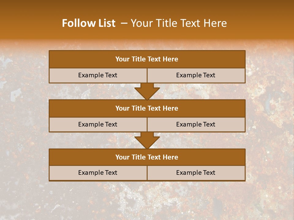 Rough Rust Corrosion PowerPoint Template