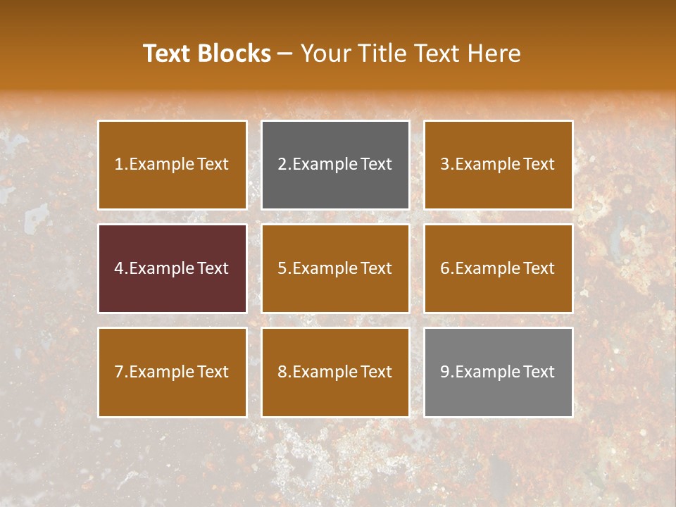 Rough Rust Corrosion PowerPoint Template