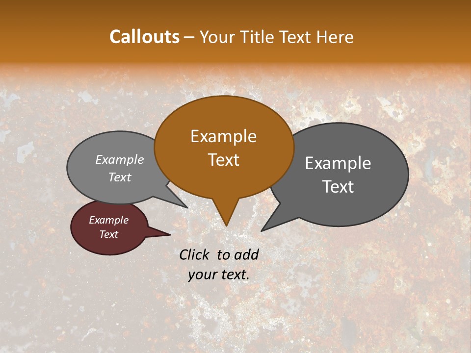 Rough Rust Corrosion PowerPoint Template