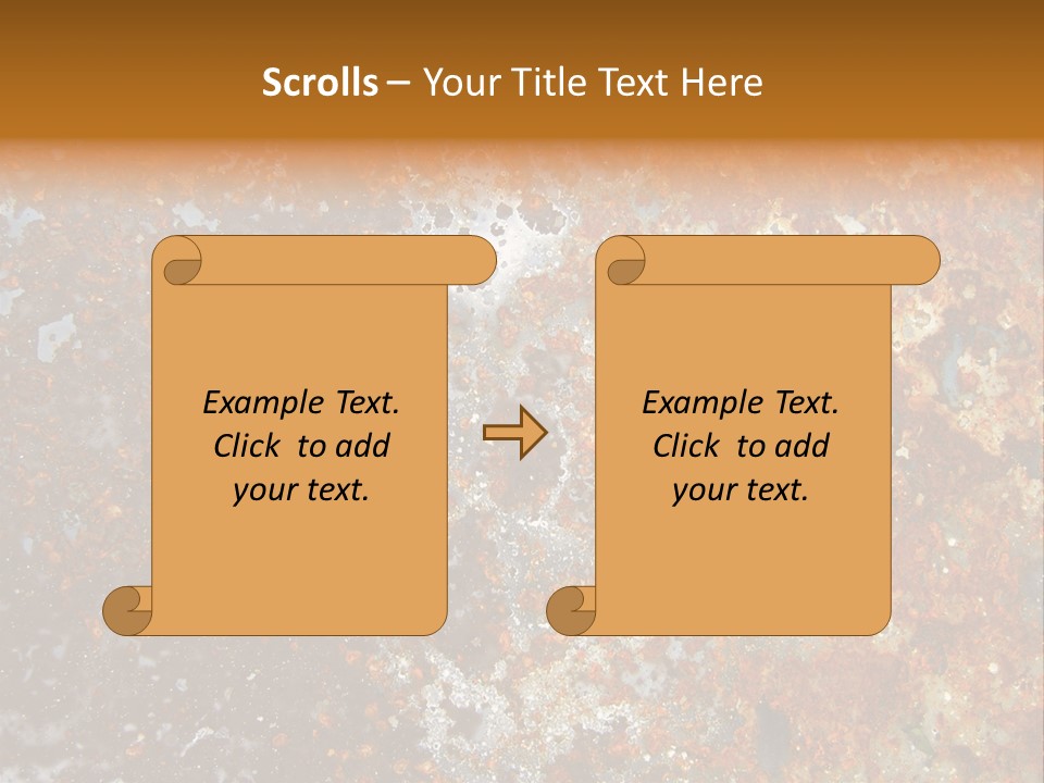 Rough Rust Corrosion PowerPoint Template