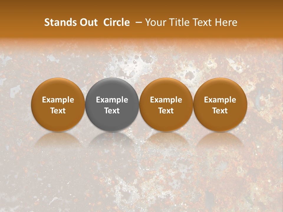 Rough Rust Corrosion PowerPoint Template