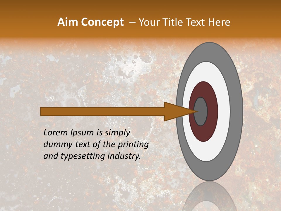 Rough Rust Corrosion PowerPoint Template
