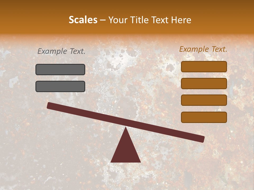 Rough Rust Corrosion PowerPoint Template