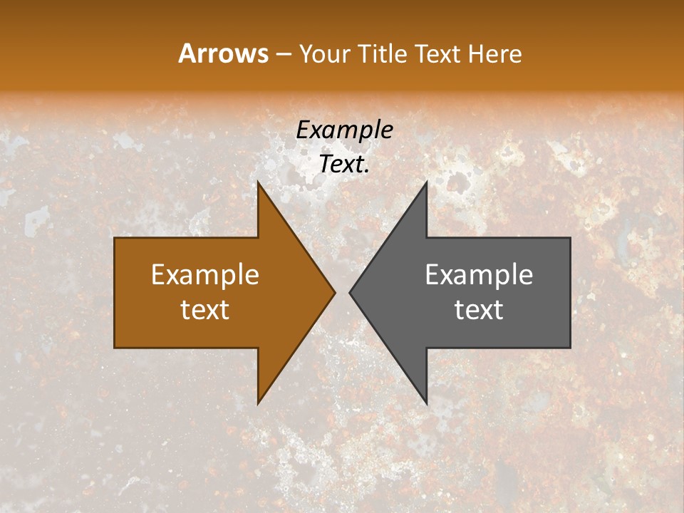 Rough Rust Corrosion PowerPoint Template