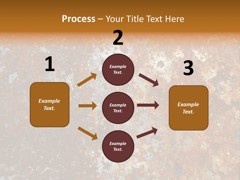 Rough Rust Corrosion PowerPoint Template