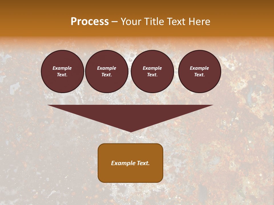 Rough Rust Corrosion PowerPoint Template