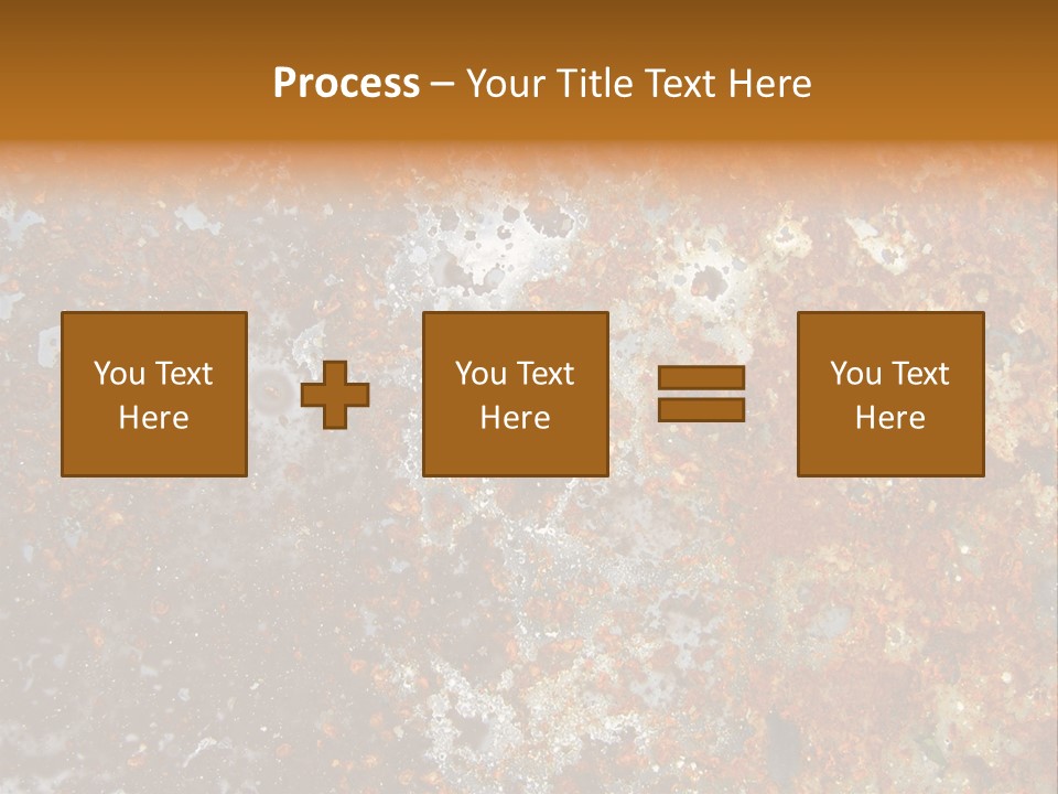 Rough Rust Corrosion PowerPoint Template