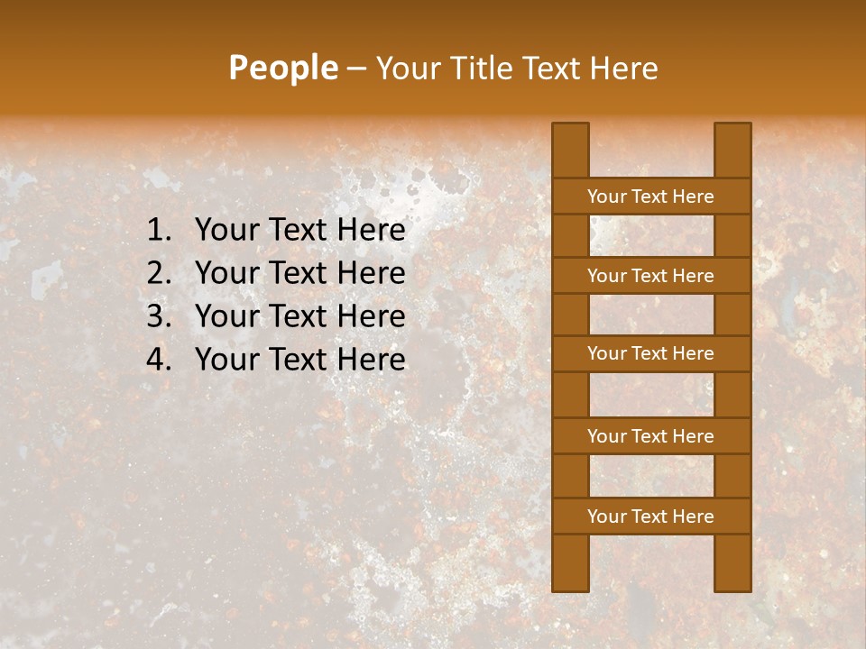 Rough Rust Corrosion PowerPoint Template