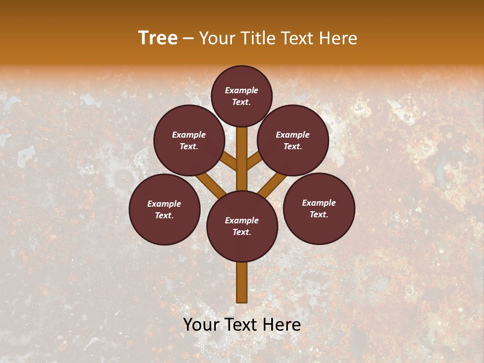 Rough Rust Corrosion PowerPoint Template