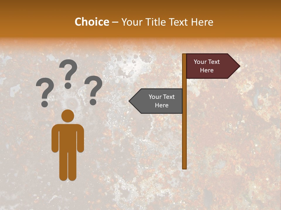 Rough Rust Corrosion PowerPoint Template