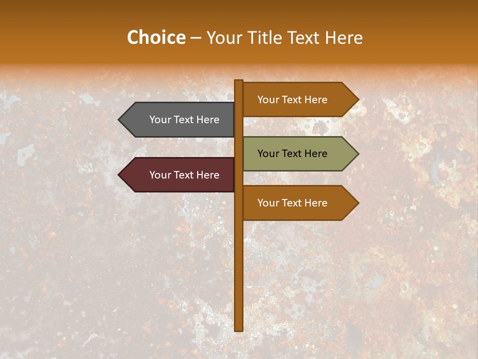 Rough Rust Corrosion PowerPoint Template