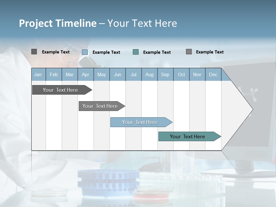 Liquid Molecule Chemist PowerPoint Template