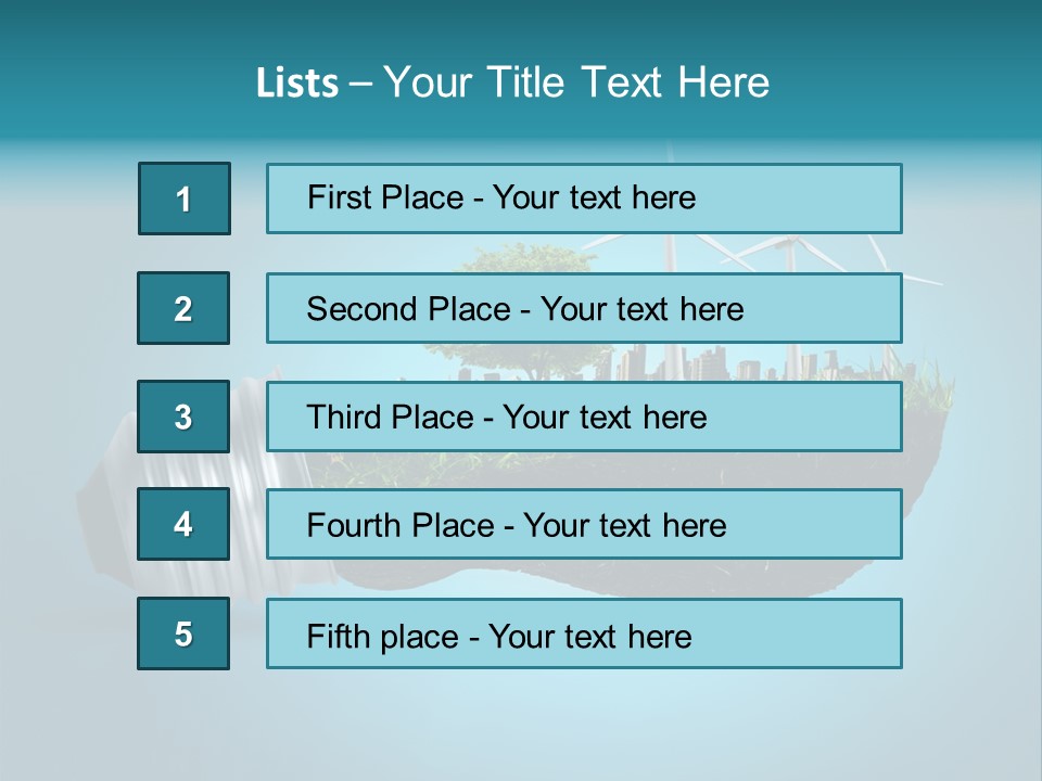 Sky Pollute Illuminate PowerPoint Template