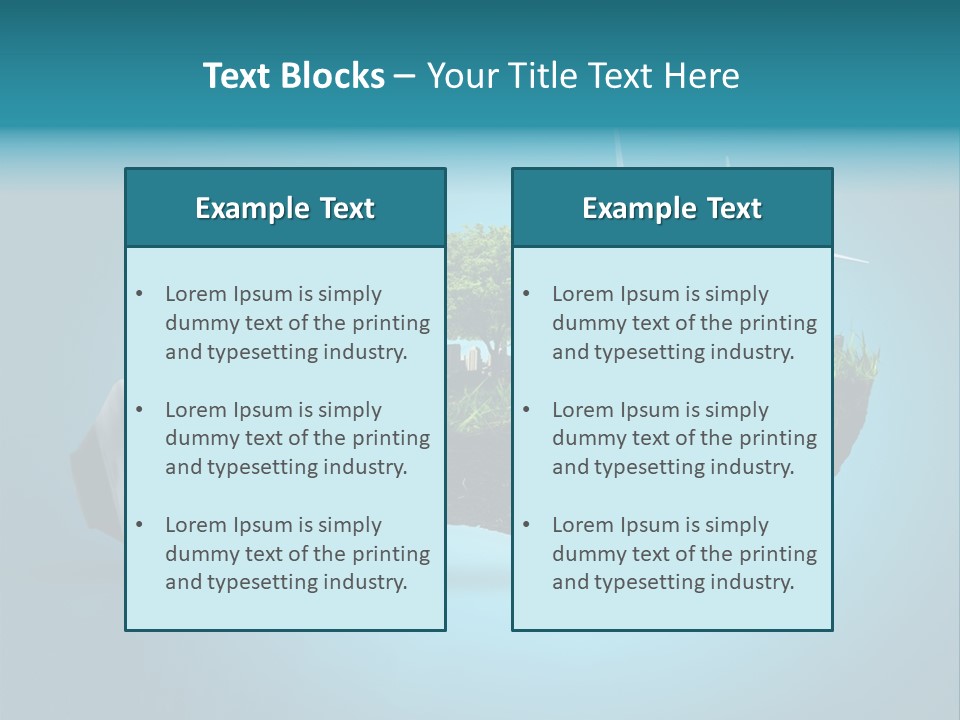 Sky Pollute Illuminate PowerPoint Template