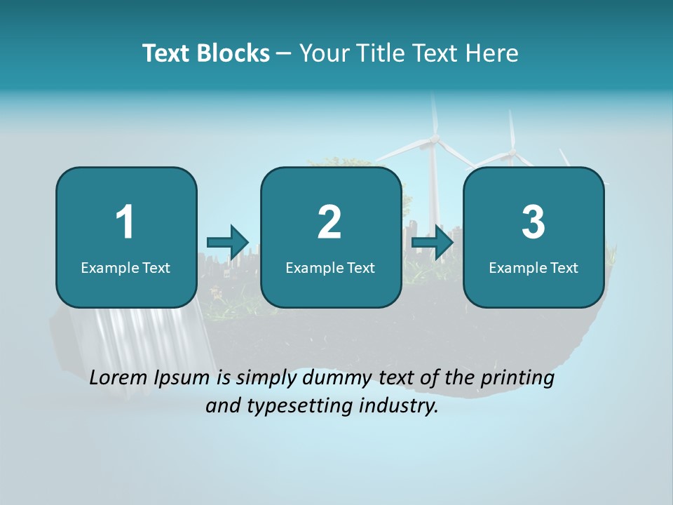 Sky Pollute Illuminate PowerPoint Template