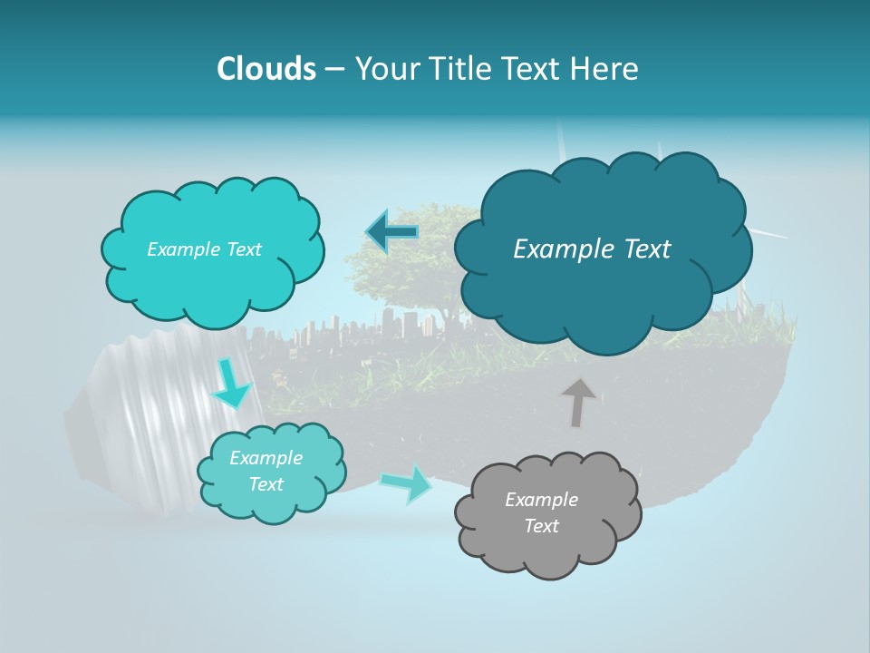 Sky Pollute Illuminate PowerPoint Template