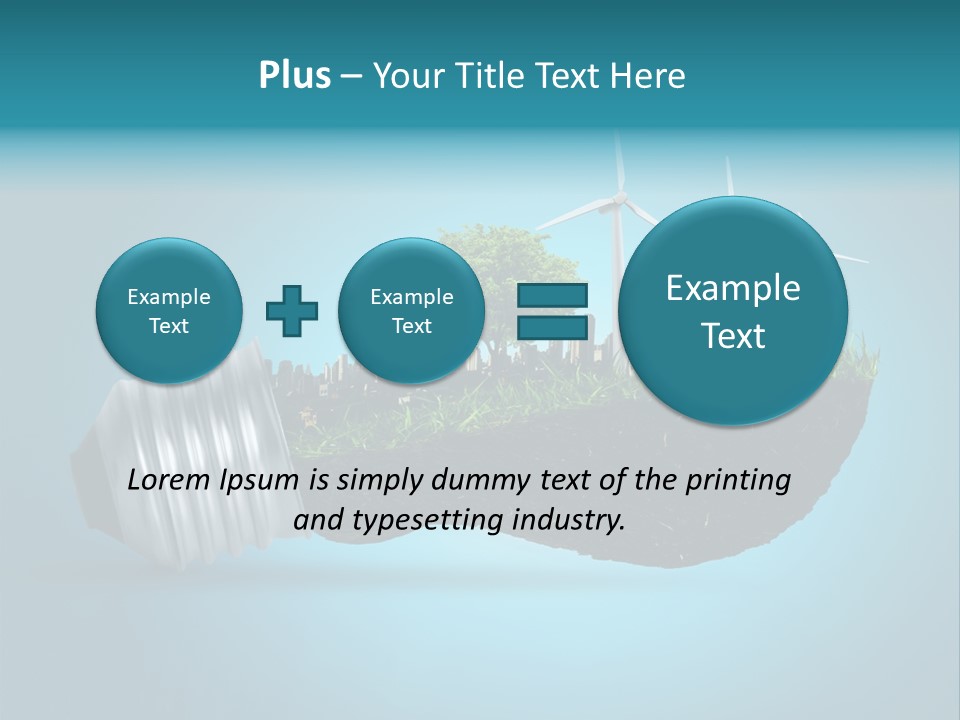 Sky Pollute Illuminate PowerPoint Template