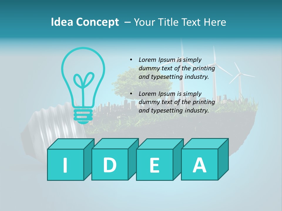 Sky Pollute Illuminate PowerPoint Template