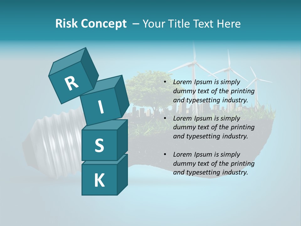 Sky Pollute Illuminate PowerPoint Template